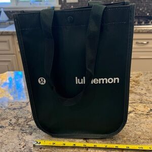Lululemon Dark Green Tote Bag. Great to carry lunch.